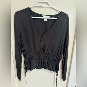 Brand New H&M Black Dress Top